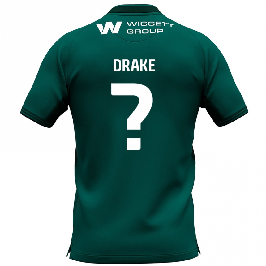 Niño Fútbol Camiseta Ben Drake #0 Verde 2ª Equipación 2024/25 Perú