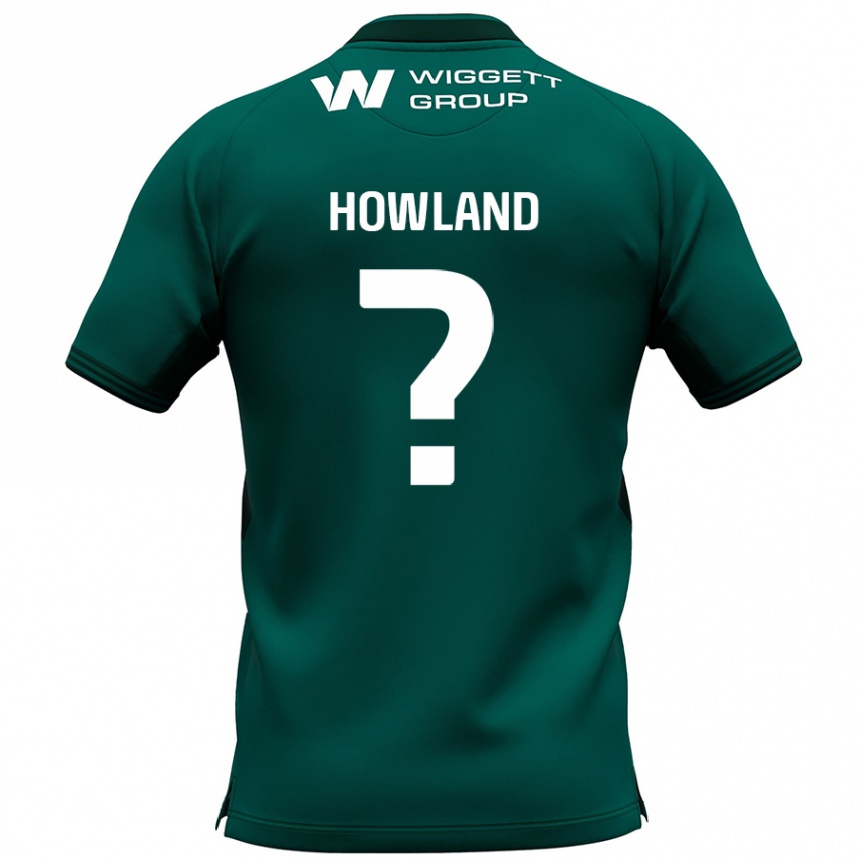 Niño Fútbol Camiseta Jack Howland #0 Verde 2ª Equipación 2024/25 Perú