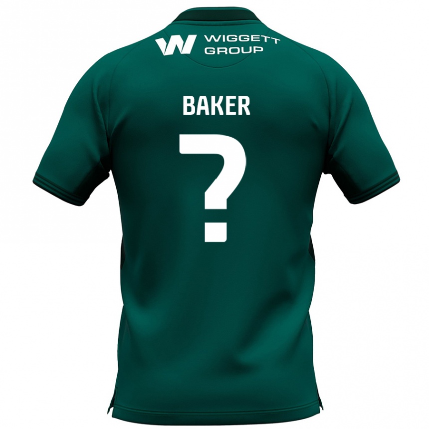 Niño Fútbol Camiseta Frankie Baker #0 Verde 2ª Equipación 2024/25 Perú