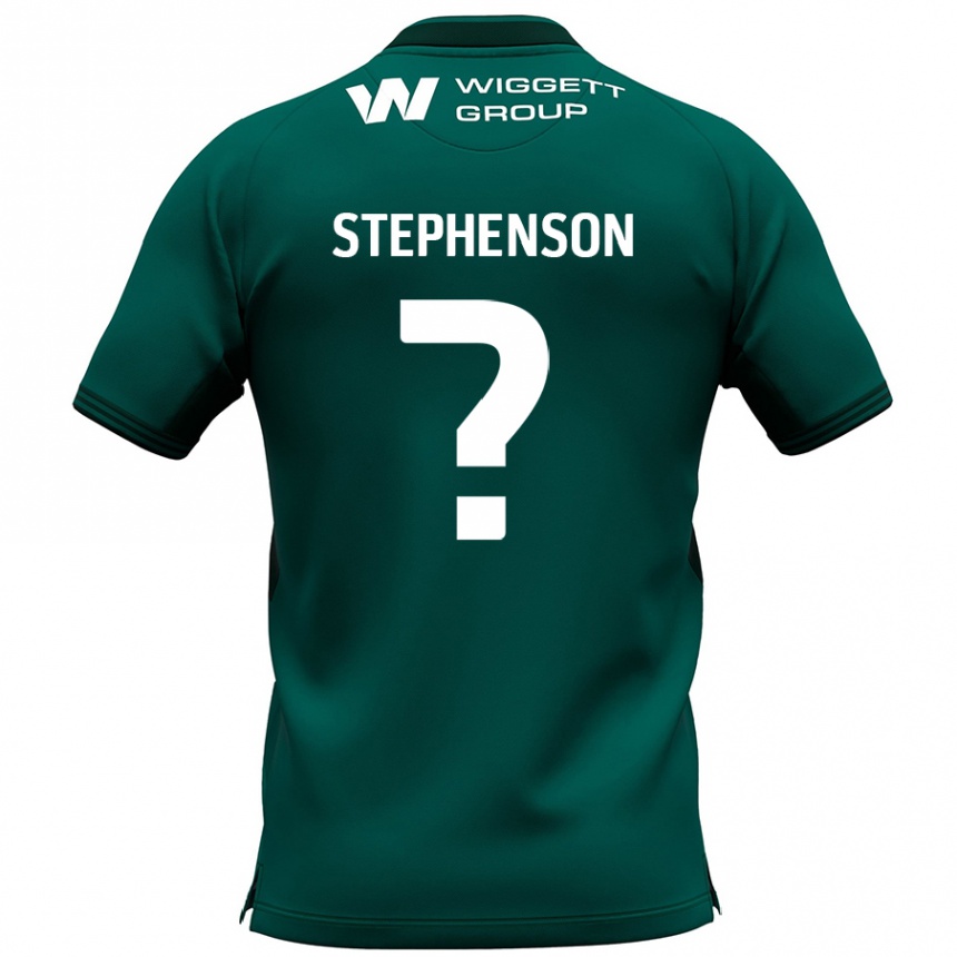 Niño Fútbol Camiseta Joshua Stephenson #0 Verde 2ª Equipación 2024/25 Perú