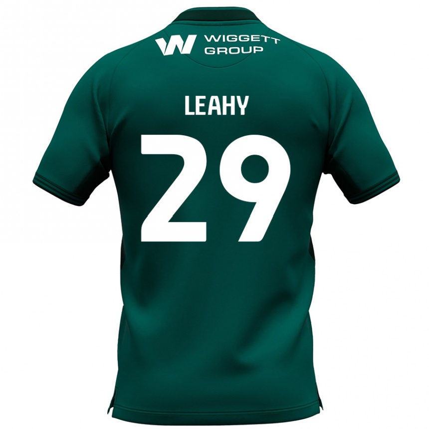 Niño Fútbol Camiseta Tom Leahy #29 Verde 2ª Equipación 2024/25 Perú