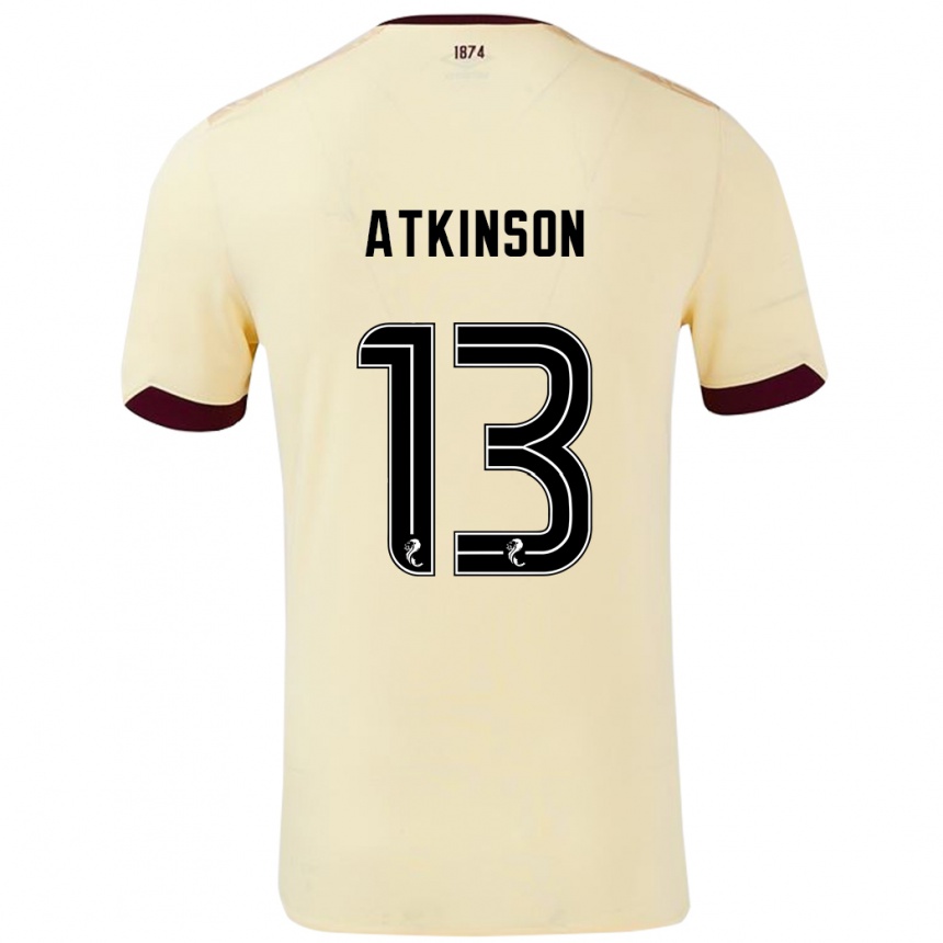 Niño Fútbol Camiseta Nathaniel Atkinson #13 Crema Burdeos 2ª Equipación 2024/25 Perú