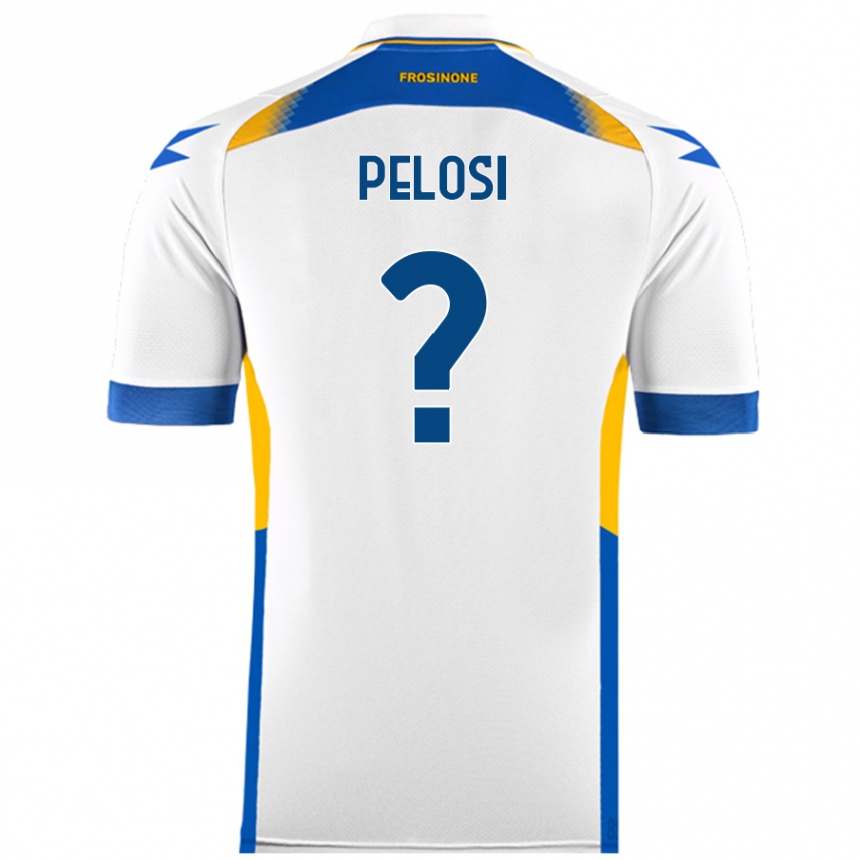 Niño Fútbol Camiseta Dario Pelosi #0 Blanco 2ª Equipación 2024/25 Perú