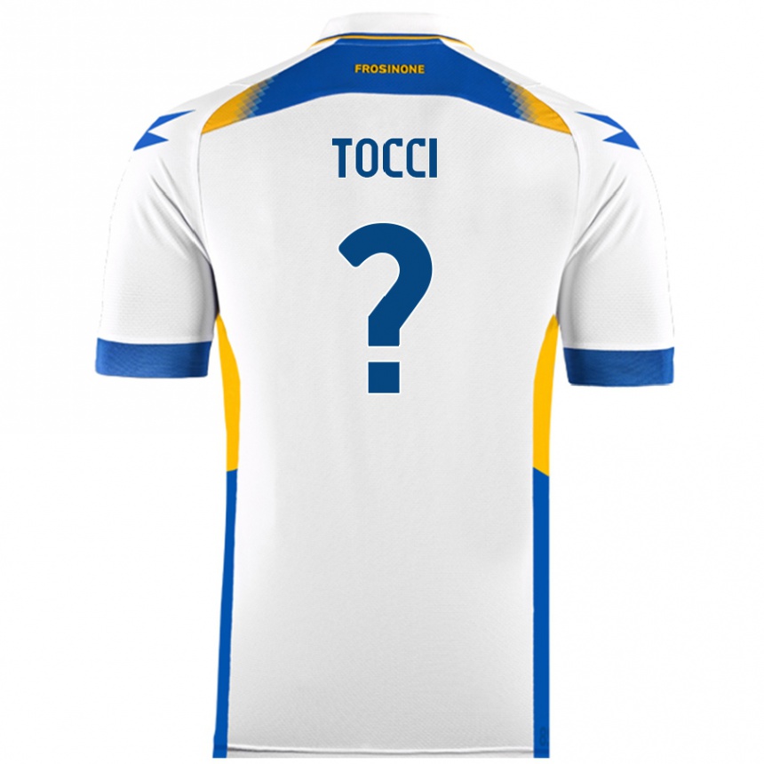 Niño Fútbol Camiseta Federico Tocci #0 Blanco 2ª Equipación 2024/25 Perú