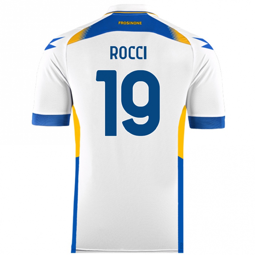 Niño Fútbol Camiseta Valerio Rocci #19 Blanco 2ª Equipación 2024/25 Perú