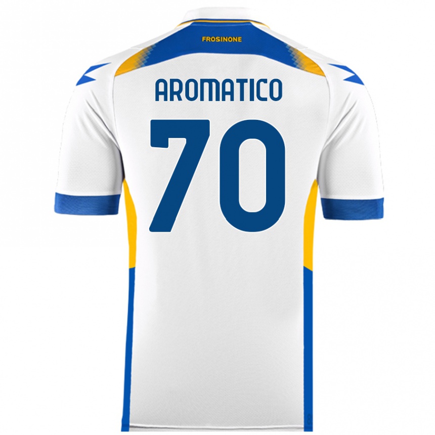 Niño Fútbol Camiseta Raul Aromatico #70 Blanco 2ª Equipación 2024/25 Perú