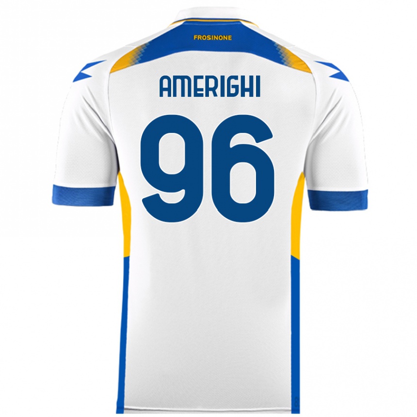 Niño Fútbol Camiseta Igor Amerighi #96 Blanco 2ª Equipación 2024/25 Perú