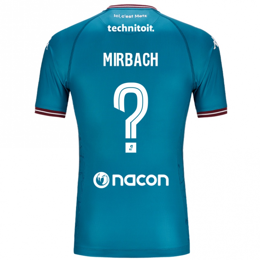 Niño Fútbol Camiseta Alexis Mirbach #0 Azul Petróleo 2ª Equipación 2024/25 Perú