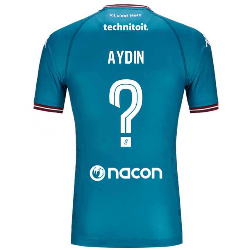 Niño Fútbol Camiseta Oguzhan Aydin #0 Azul Petróleo 2ª Equipación 2024/25 Perú