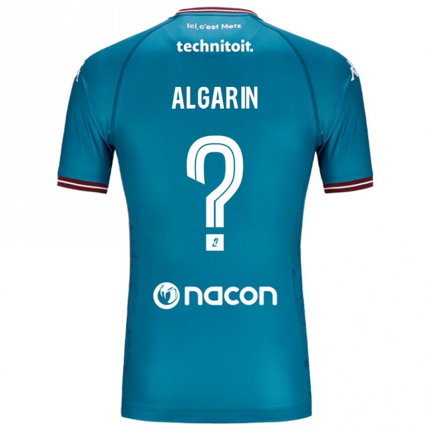 Niño Fútbol Camiseta Tony Algarin #0 Azul Petróleo 2ª Equipación 2024/25 Perú