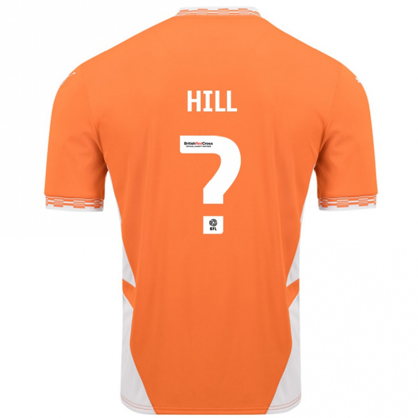 Hombre Fútbol Camiseta Tyler Hill #0 Naranja Blanco 1ª Equipación 2024/25 Perú