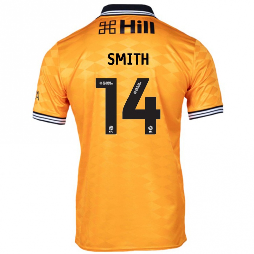 Hombre Fútbol Camiseta Korey Smith #14 Naranja 1ª Equipación 2024/25 Perú