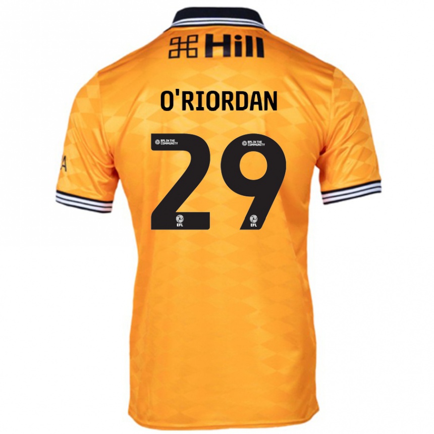 Hombre Fútbol Camiseta Connor O'riordan #29 Naranja 1ª Equipación 2024/25 Perú