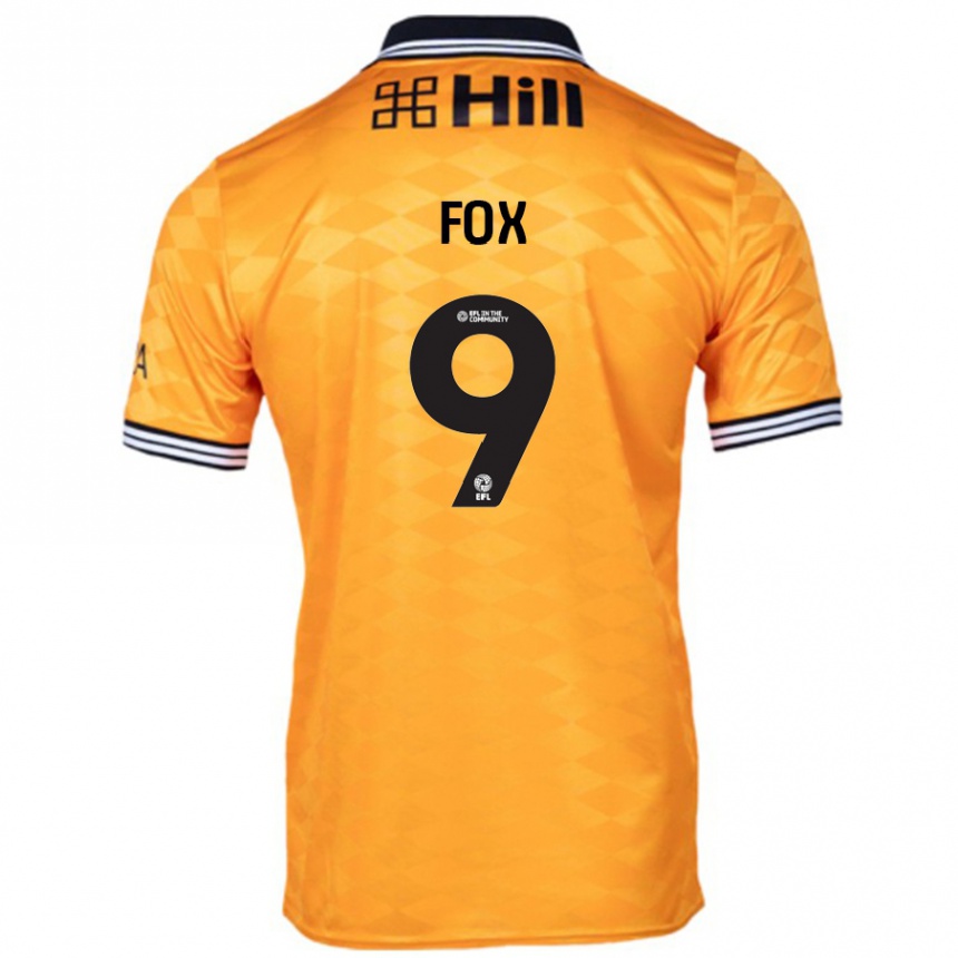 Hombre Fútbol Camiseta Ruth Fox #9 Naranja 1ª Equipación 2024/25 Perú