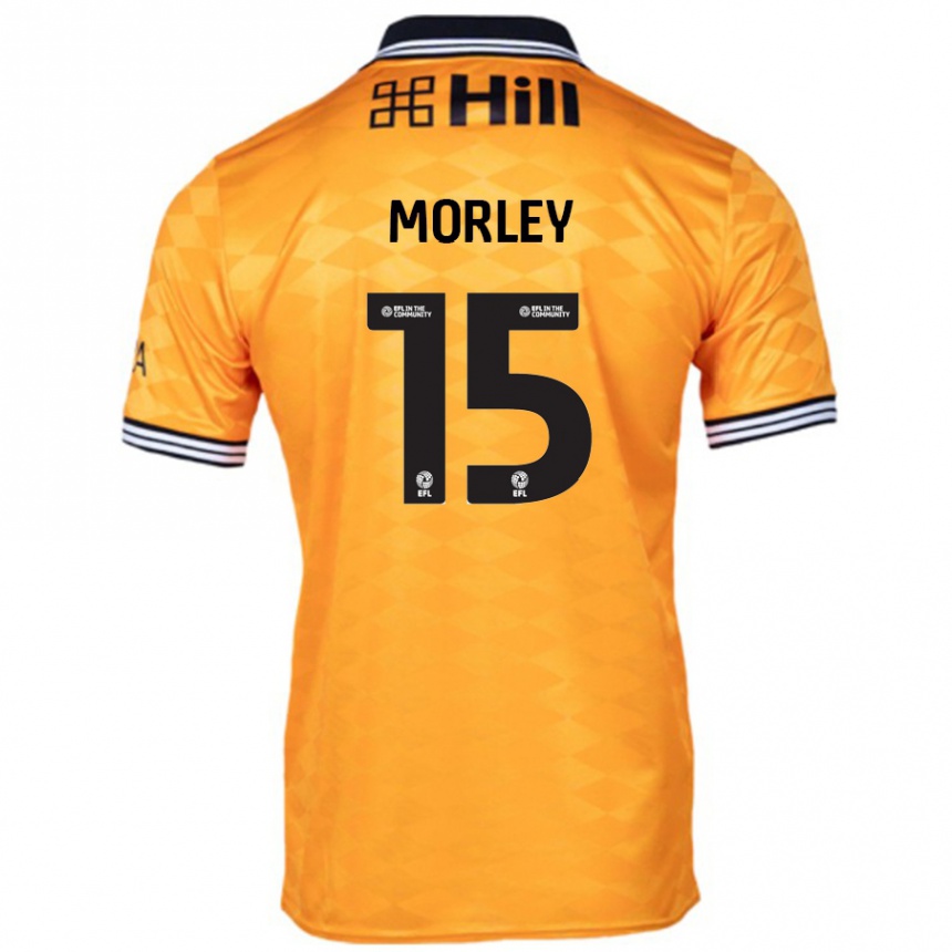 Hombre Fútbol Camiseta Jess Morley #15 Naranja 1ª Equipación 2024/25 Perú