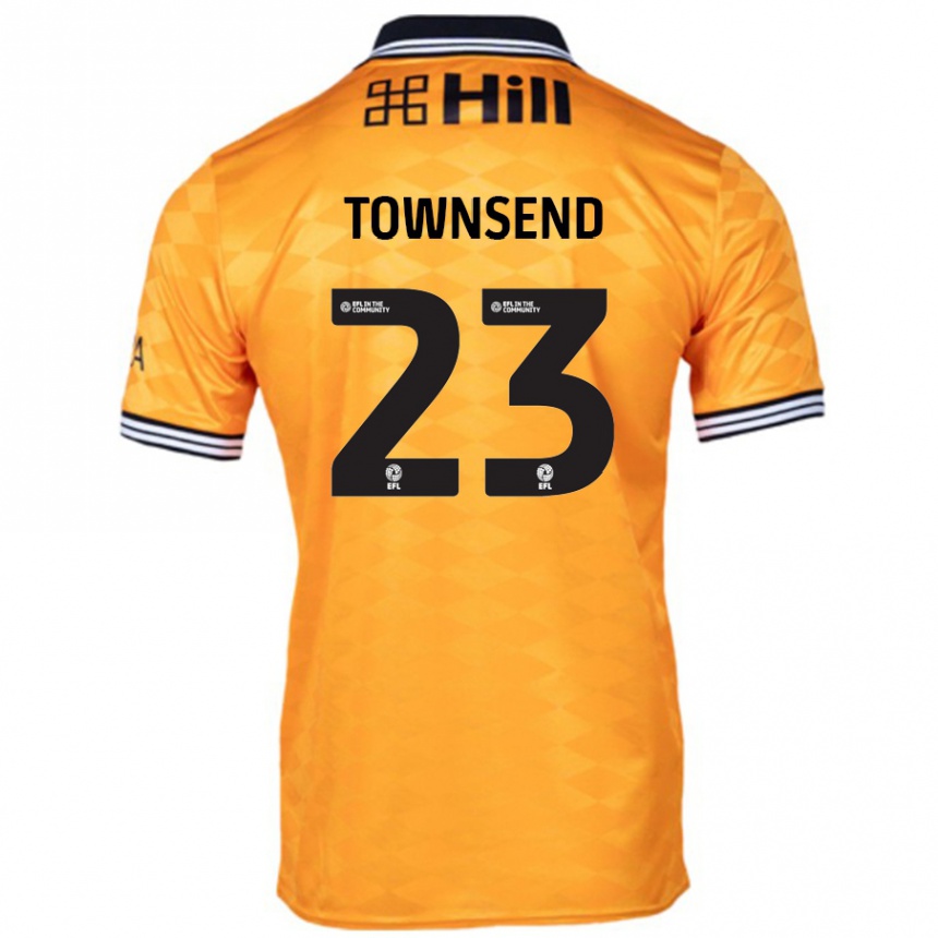 Hombre Fútbol Camiseta Eleanor Townsend #23 Naranja 1ª Equipación 2024/25 Perú