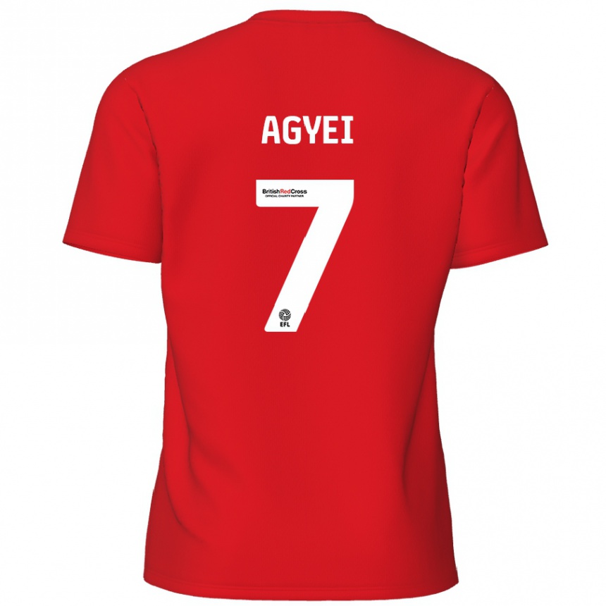 Hombre Fútbol Camiseta Dan Agyei #7 Rojo 1ª Equipación 2024/25 Perú