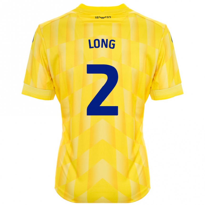 Hombre Fútbol Camiseta Sam Long #2 Amarillo 1ª Equipación 2024/25 Perú