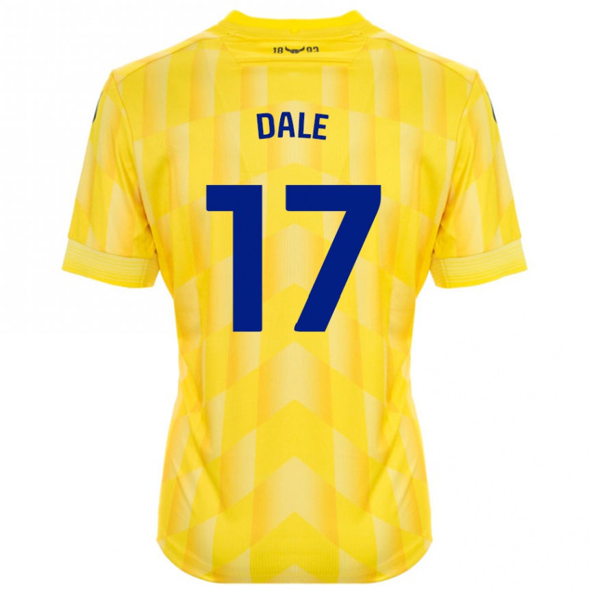 Hombre Fútbol Camiseta Owen Dale #17 Amarillo 1ª Equipación 2024/25 Perú