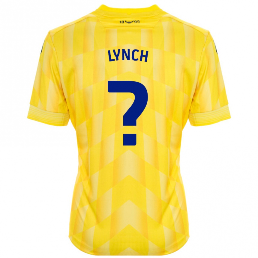 Hombre Fútbol Camiseta Bobby Lynch #0 Amarillo 1ª Equipación 2024/25 Perú