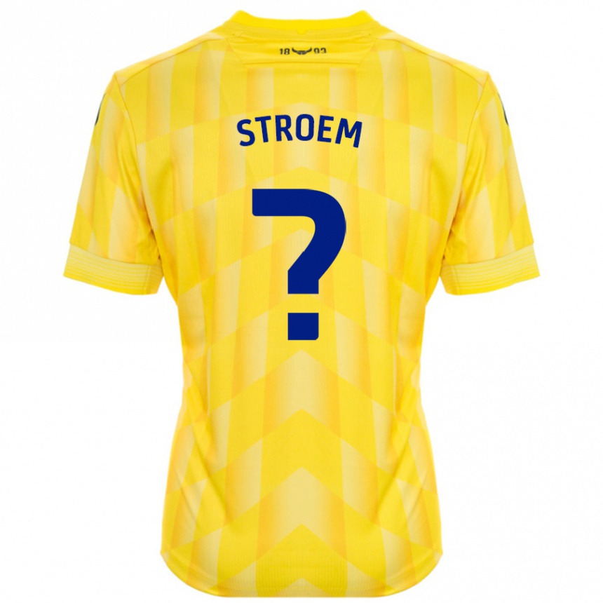 Hombre Fútbol Camiseta Lena Stroem #0 Amarillo 1ª Equipación 2024/25 Perú