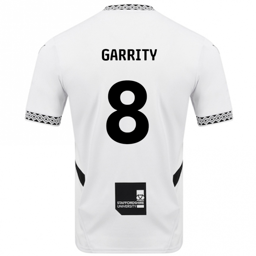 Hombre Fútbol Camiseta Ben Garrity #8 Blanco 1ª Equipación 2024/25 Perú