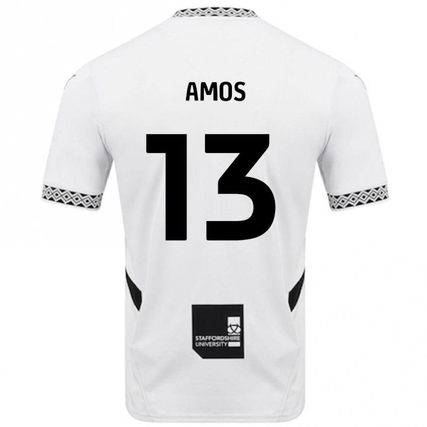 Hombre Fútbol Camiseta Ben Amos #13 Blanco 1ª Equipación 2024/25 Perú