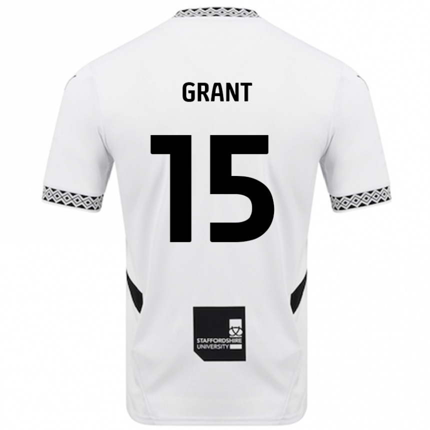 Hombre Fútbol Camiseta Conor Grant #15 Blanco 1ª Equipación 2024/25 Perú