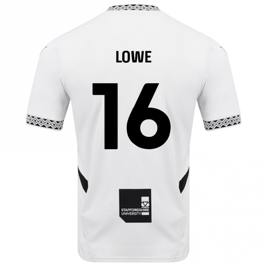 Hombre Fútbol Camiseta Jason Lowe #16 Blanco 1ª Equipación 2024/25 Perú