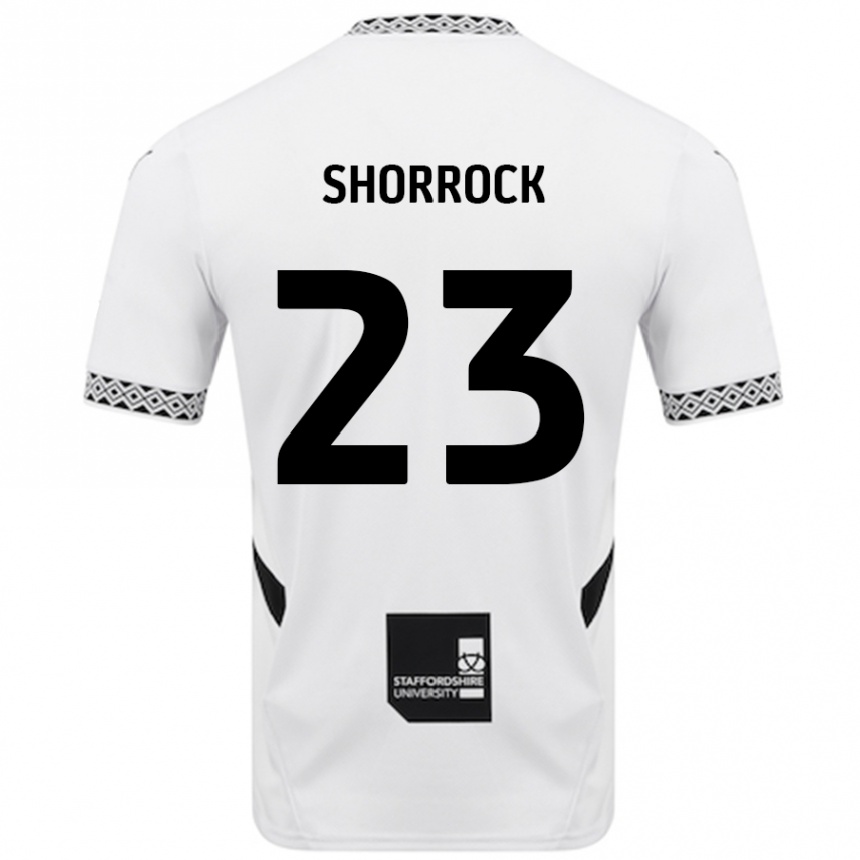 Hombre Fútbol Camiseta Jack Shorrock #23 Blanco 1ª Equipación 2024/25 Perú