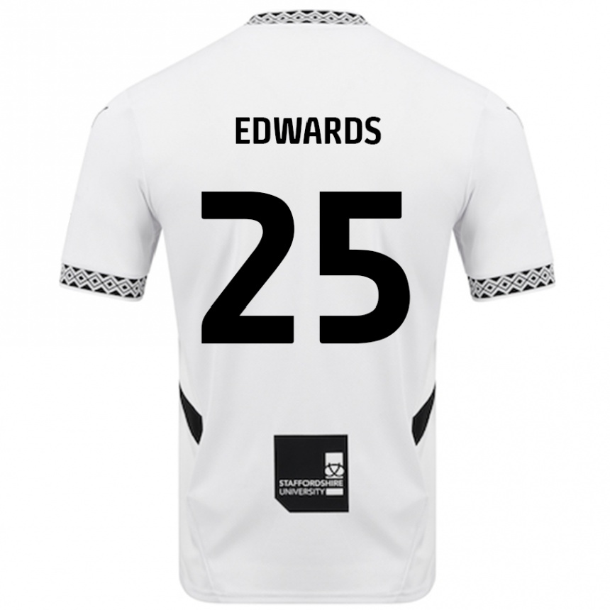 Hombre Fútbol Camiseta Diamond Edwards #25 Blanco 1ª Equipación 2024/25 Perú