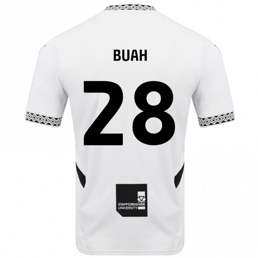 Hombre Fútbol Camiseta Andrew Buah #28 Blanco 1ª Equipación 2024/25 Perú