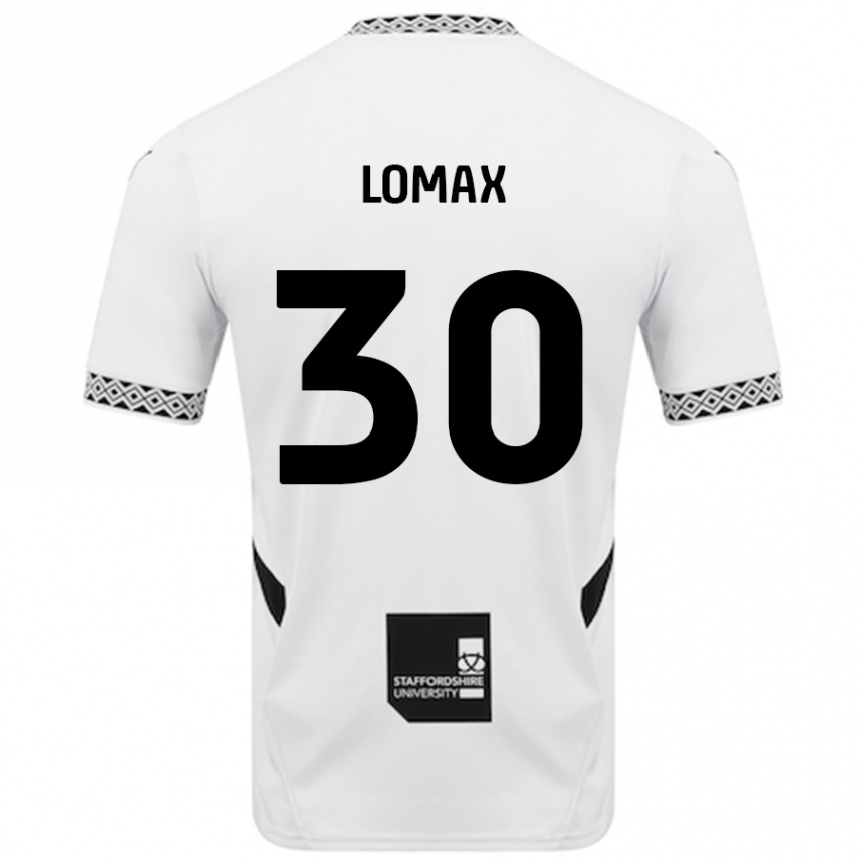 Hombre Fútbol Camiseta Ben Lomax #30 Blanco 1ª Equipación 2024/25 Perú