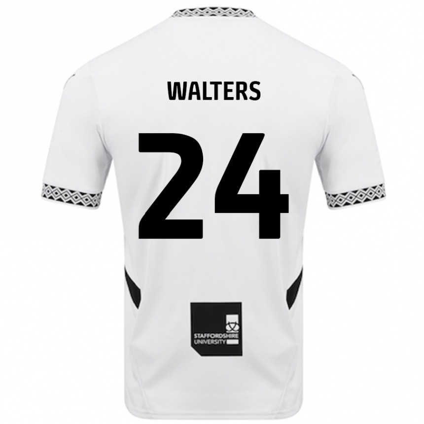 Hombre Fútbol Camiseta Rhys Walters #24 Blanco 1ª Equipación 2024/25 Perú