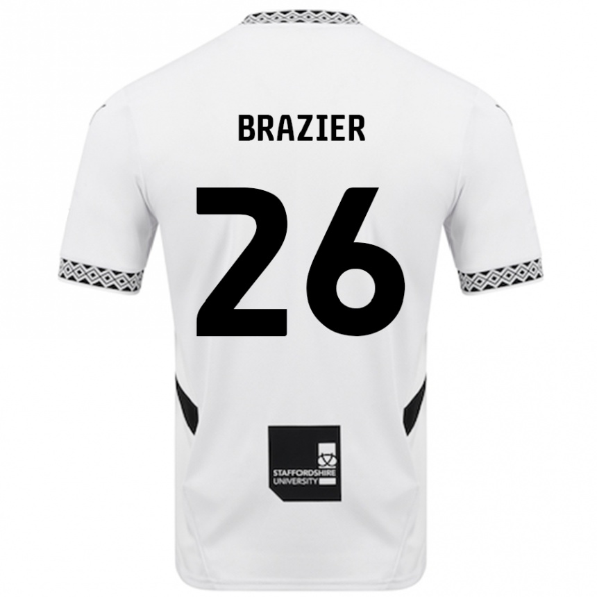 Hombre Fútbol Camiseta Liam Brazier #26 Blanco 1ª Equipación 2024/25 Perú