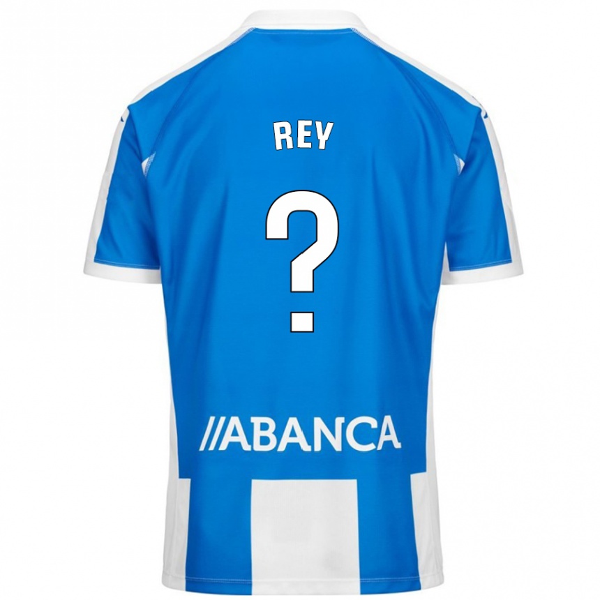 Hombre Fútbol Camiseta José Rey #0 Azul Blanco 1ª Equipación 2024/25 Perú