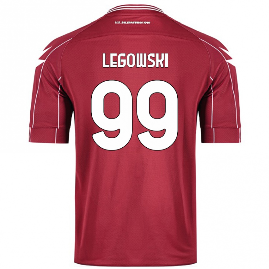 Hombre Fútbol Camiseta Mateusz Legowski #99 Borgoña 1ª Equipación 2024/25 Perú