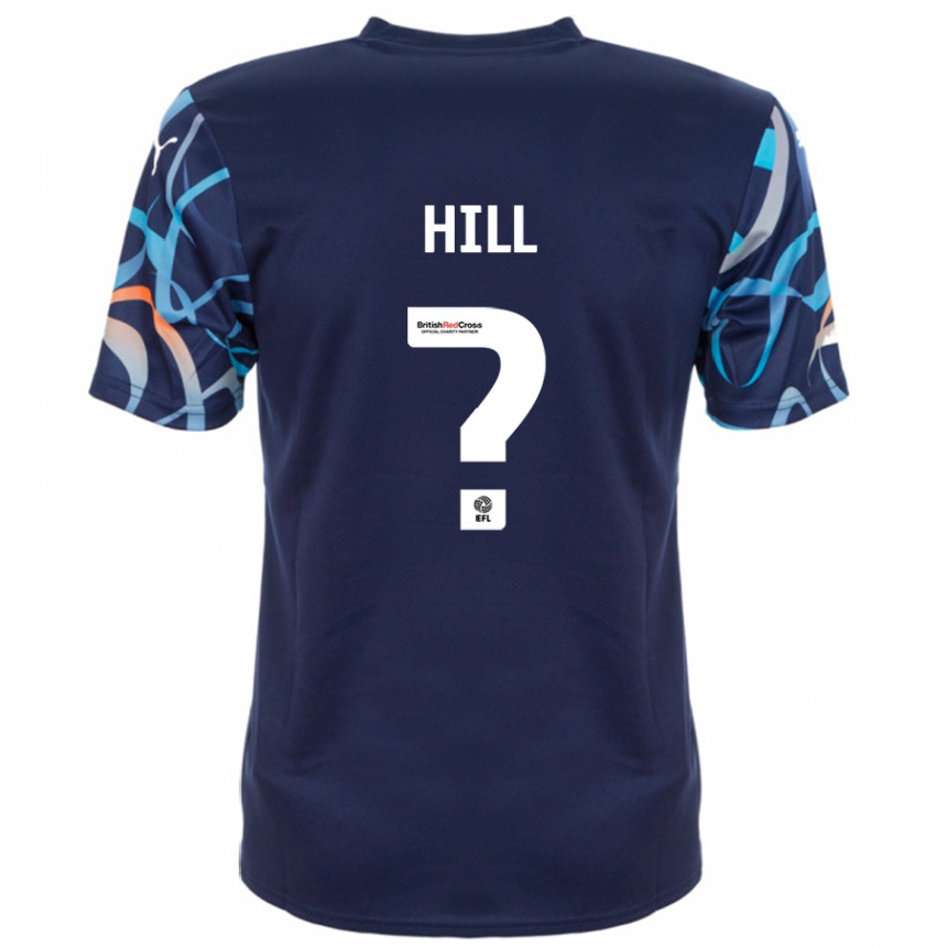 Hombre Fútbol Camiseta Tyler Hill #0 Azul Marino 2ª Equipación 2024/25 Perú