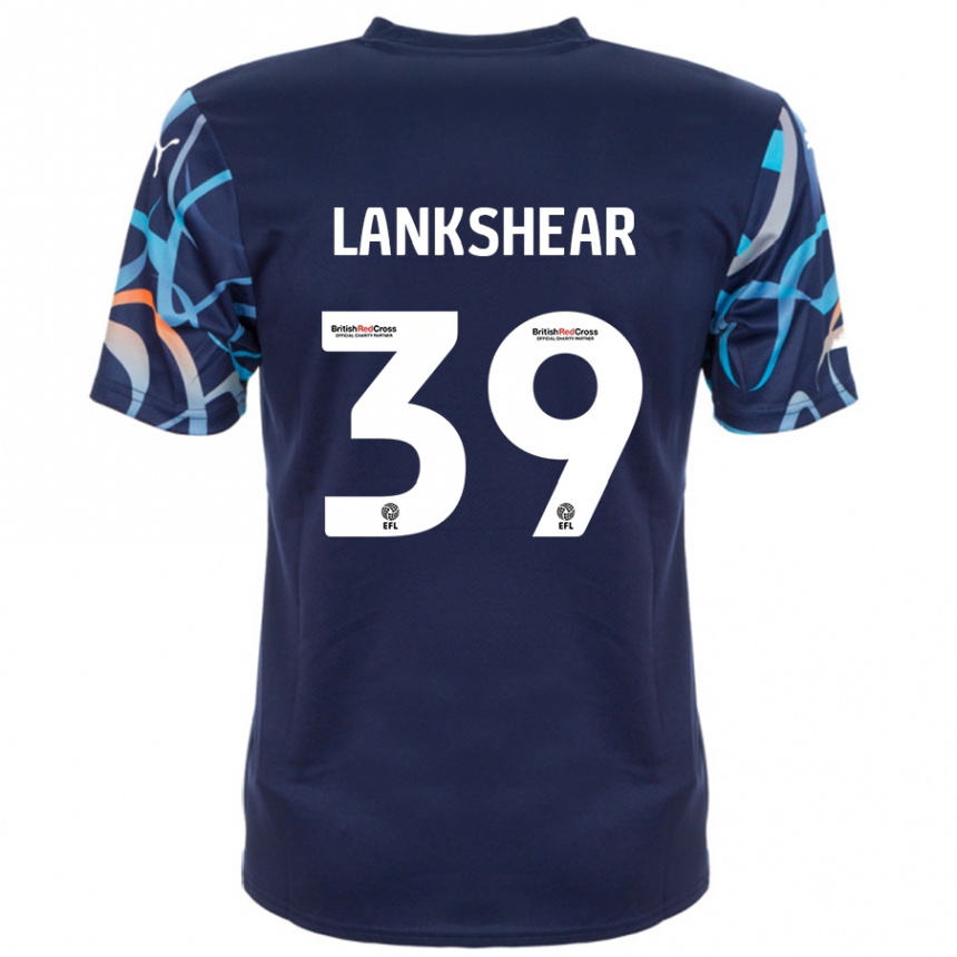 Hombre Fútbol Camiseta Alex Lankshear #39 Azul Marino 2ª Equipación 2024/25 Perú