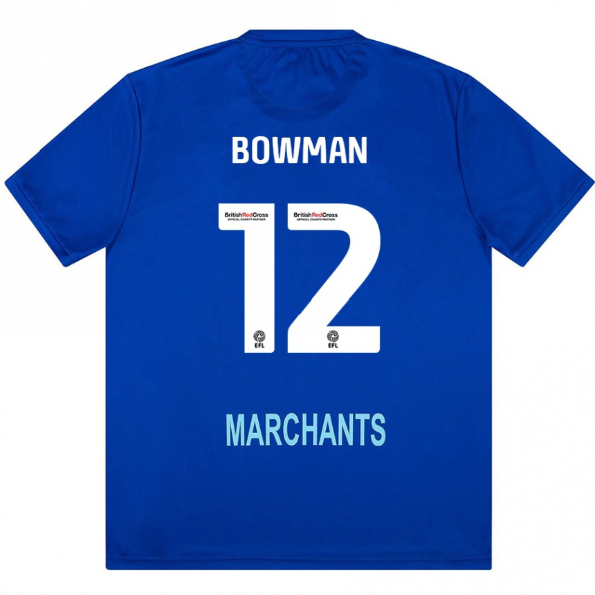 Hombre Fútbol Camiseta Ryan Bowman #12 Verde 2ª Equipación 2024/25 Perú