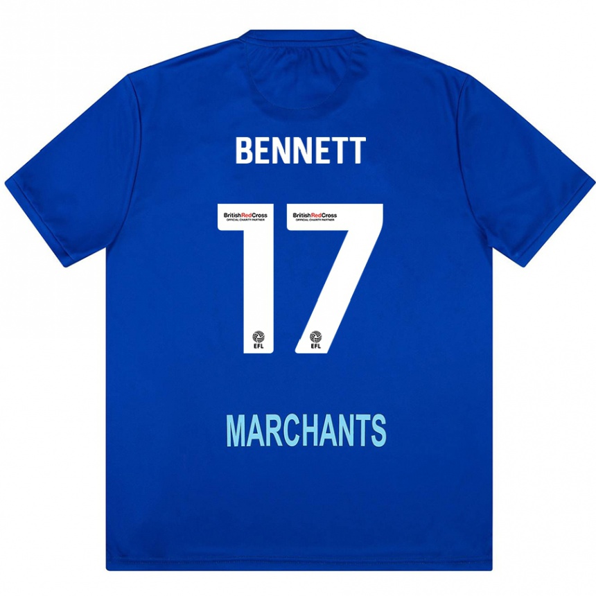 Hombre Fútbol Camiseta Scot Bennett #17 Verde 2ª Equipación 2024/25 Perú