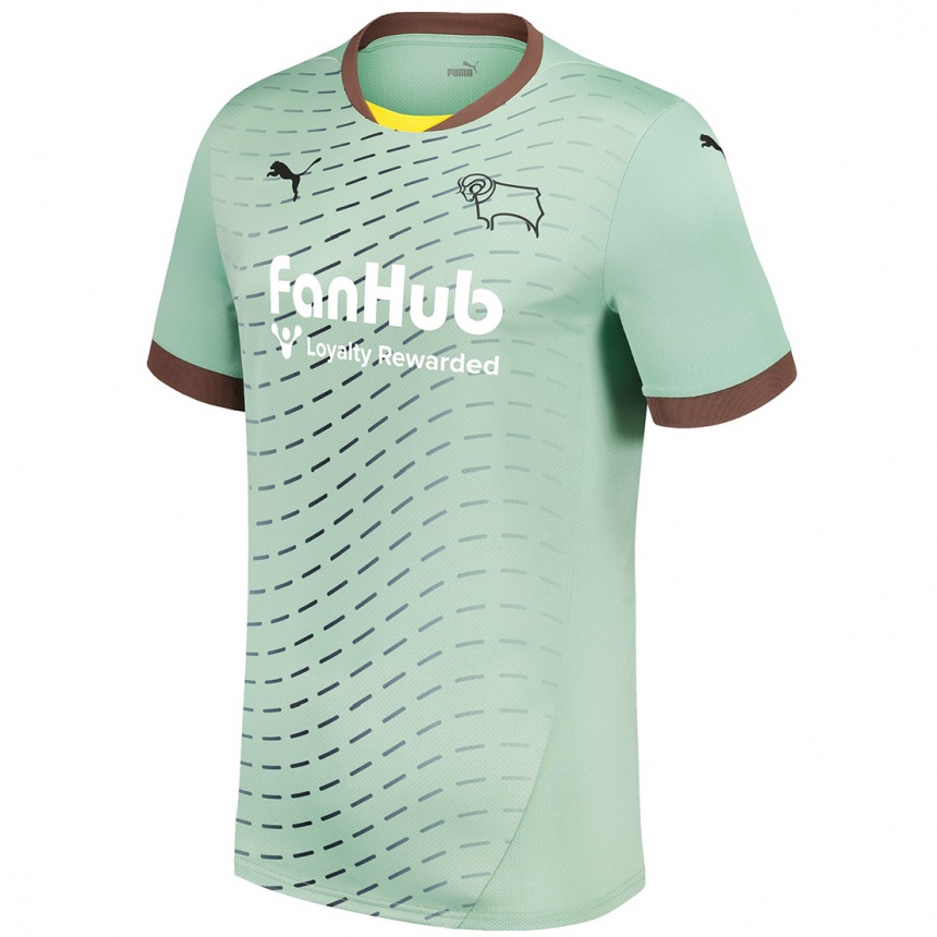 Hombre Fútbol Camiseta Kayden Jackson #19 Verde Pálido 2ª Equipación 2024/25 Perú