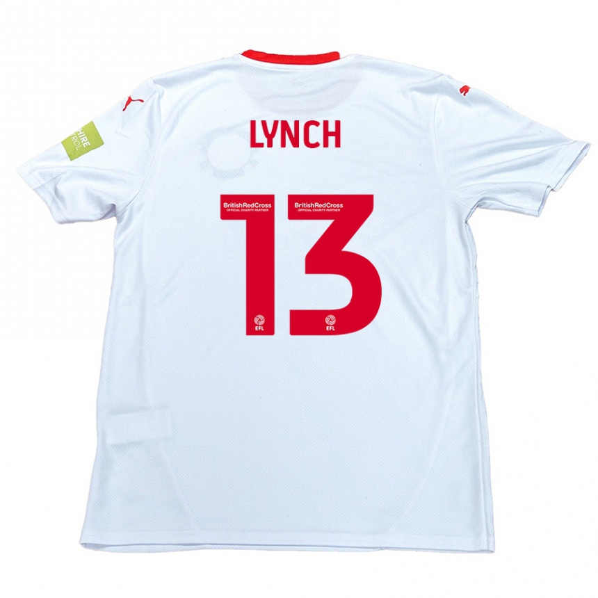 Hombre Fútbol Camiseta Jay Lynch #13 Blanco 2ª Equipación 2024/25 Perú