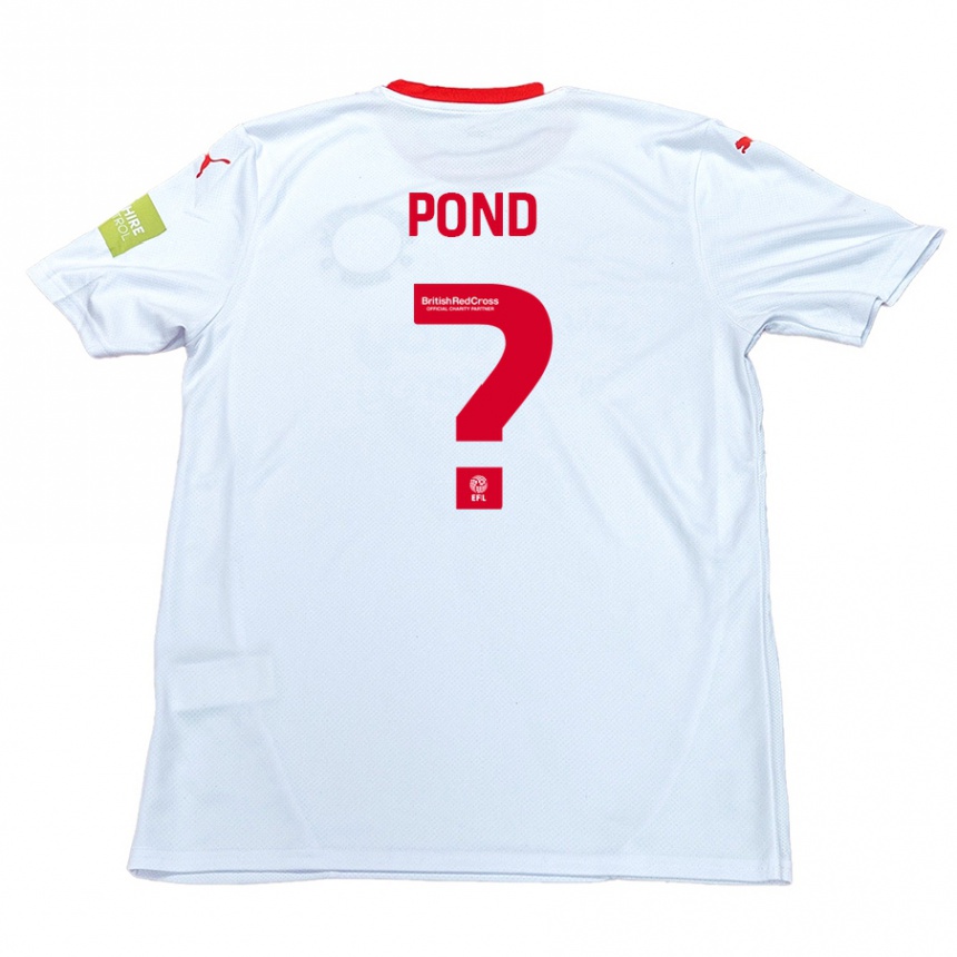 Hombre Fútbol Camiseta Nathan Pond #0 Blanco 2ª Equipación 2024/25 Perú