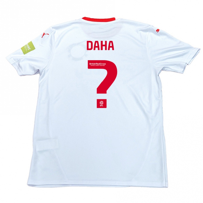 Hombre Fútbol Camiseta Hermann Daha #0 Blanco 2ª Equipación 2024/25 Perú