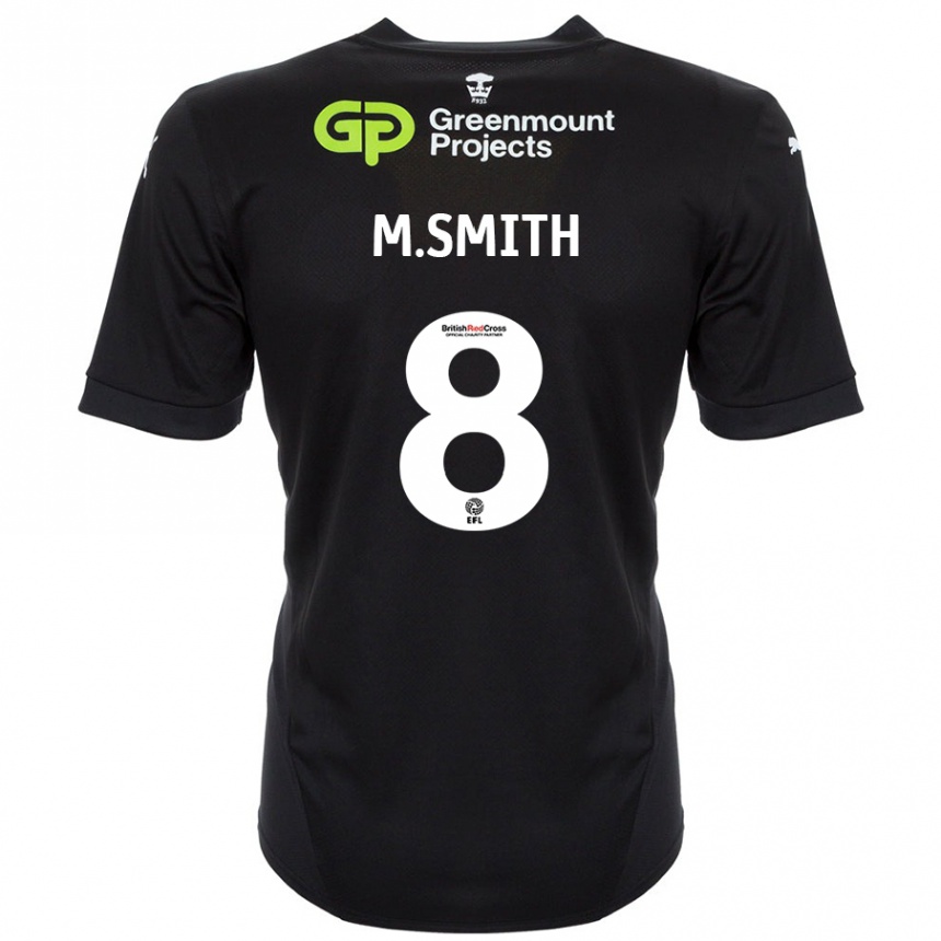 Hombre Fútbol Camiseta Matt Smith #8 Negro 2ª Equipación 2024/25 Perú