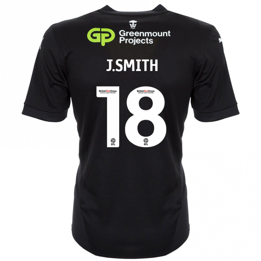 Hombre Fútbol Camiseta Jonny Smith #18 Negro 2ª Equipación 2024/25 Perú