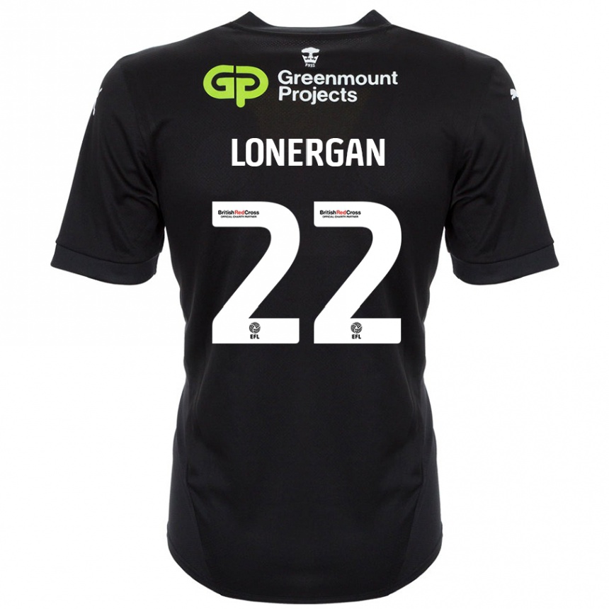 Hombre Fútbol Camiseta Andy Lonergan #22 Negro 2ª Equipación 2024/25 Perú