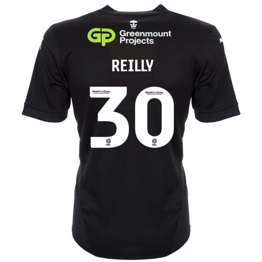 Hombre Fútbol Camiseta Jack Reilly #30 Negro 2ª Equipación 2024/25 Perú