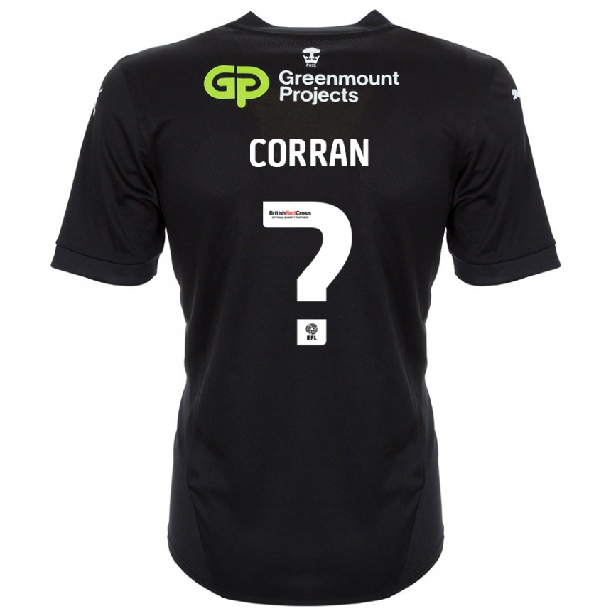 Hombre Fútbol Camiseta Matthew Corran #0 Negro 2ª Equipación 2024/25 Perú